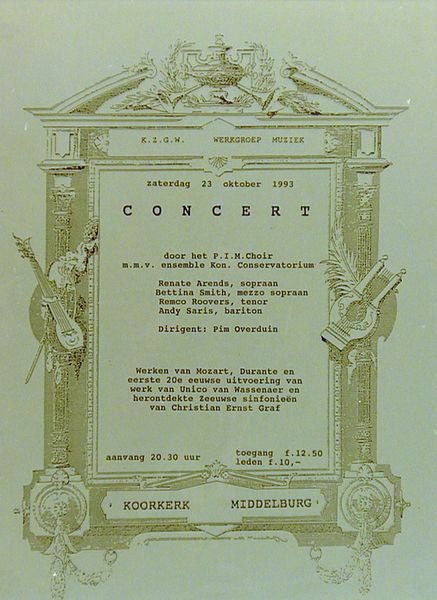 Bestand:Concert met o.a. de herontdekte Zeeuwse symfonieën van Christian Ernst Graf (foto Beeldbank Zeeland, nr. 14971 - ZB).jpg